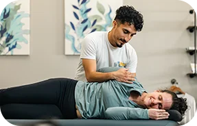 Our upscale, semi-private stretch spaces provide a peaceful escape where you can unwind and focus entirely on how good each stretch feels. Designed with privacy and comfort in mind, The Vital Stretch® environment elevates your experience and soothes away stress.